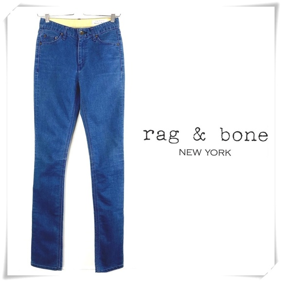 Rag and Bone Handmade Mid Rise Skinny Jeans - Picture 1 of 9